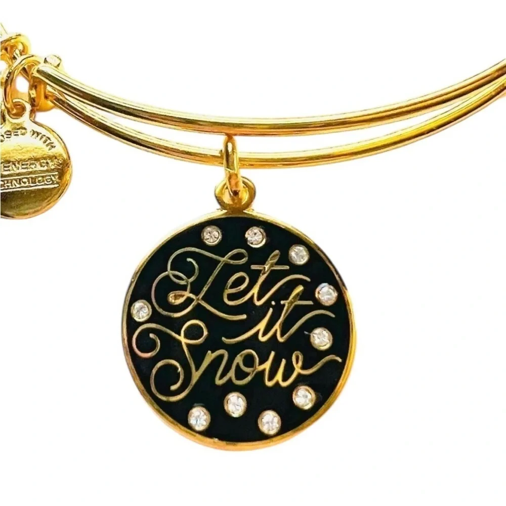 Alex and Ani Let it Snow Bangle Bracelet